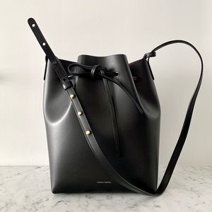 *SOLD* MANSUR GAVRIEL Large Bucket Bag - Black/Dolly